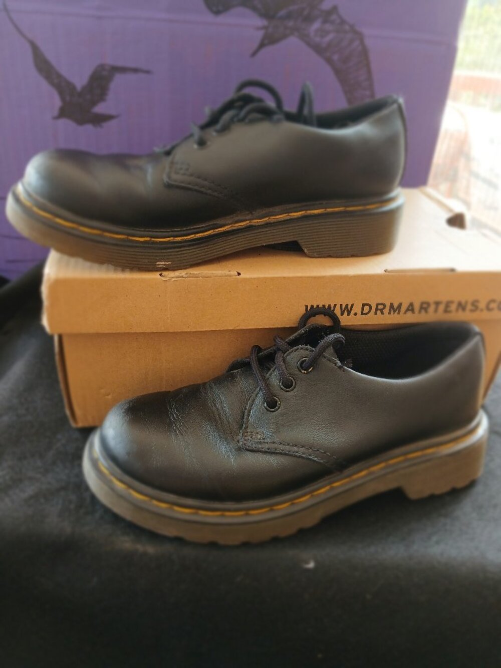 Soft-Leather DR Martens Junior Shoes (Kids) – Size 13
